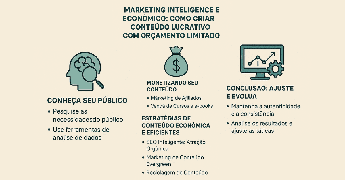 Marketing Inteligente e Econômico: Como Criar Conteúdo Lucrativo com Orçamento Limitado